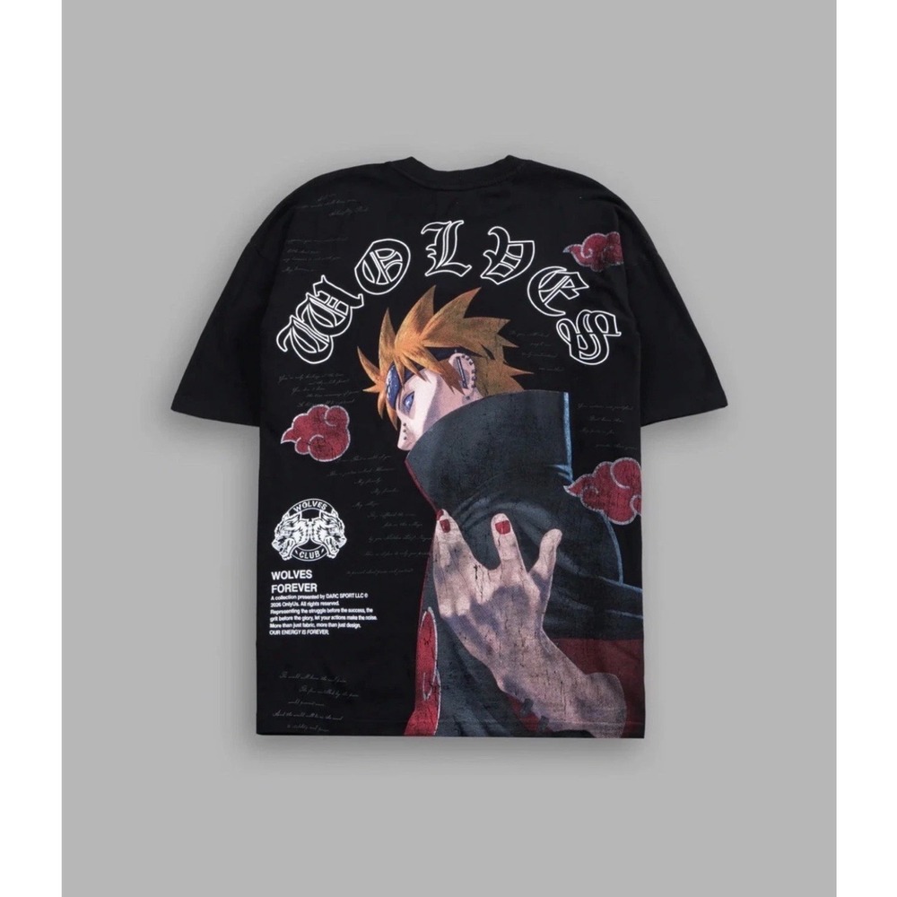 Darc Sport Naruto No Pain No Gain Tee size M new